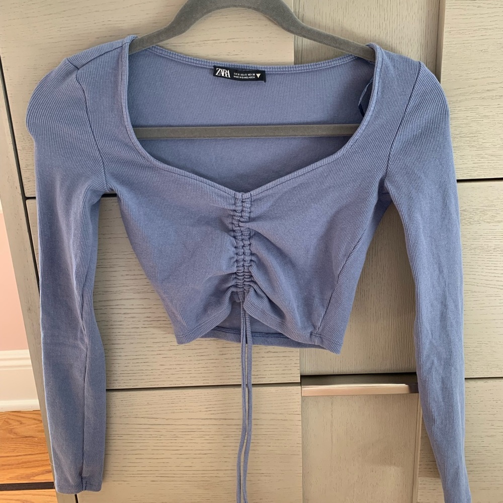 Zara Cropped Long Sleeve